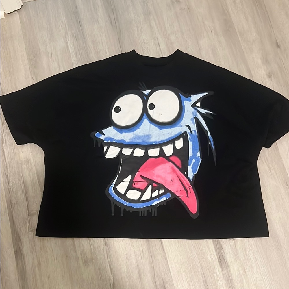 Cropped heavyweight shirt